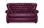 Lux and Borough Livingston style custom loveseat featuring high, elegantly rolled armrests, structured supportive cushioning, and classic block feet.
